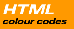 HTML colour code chart | HEX colour chart | Colour wheel for website designers | Quick on the Net