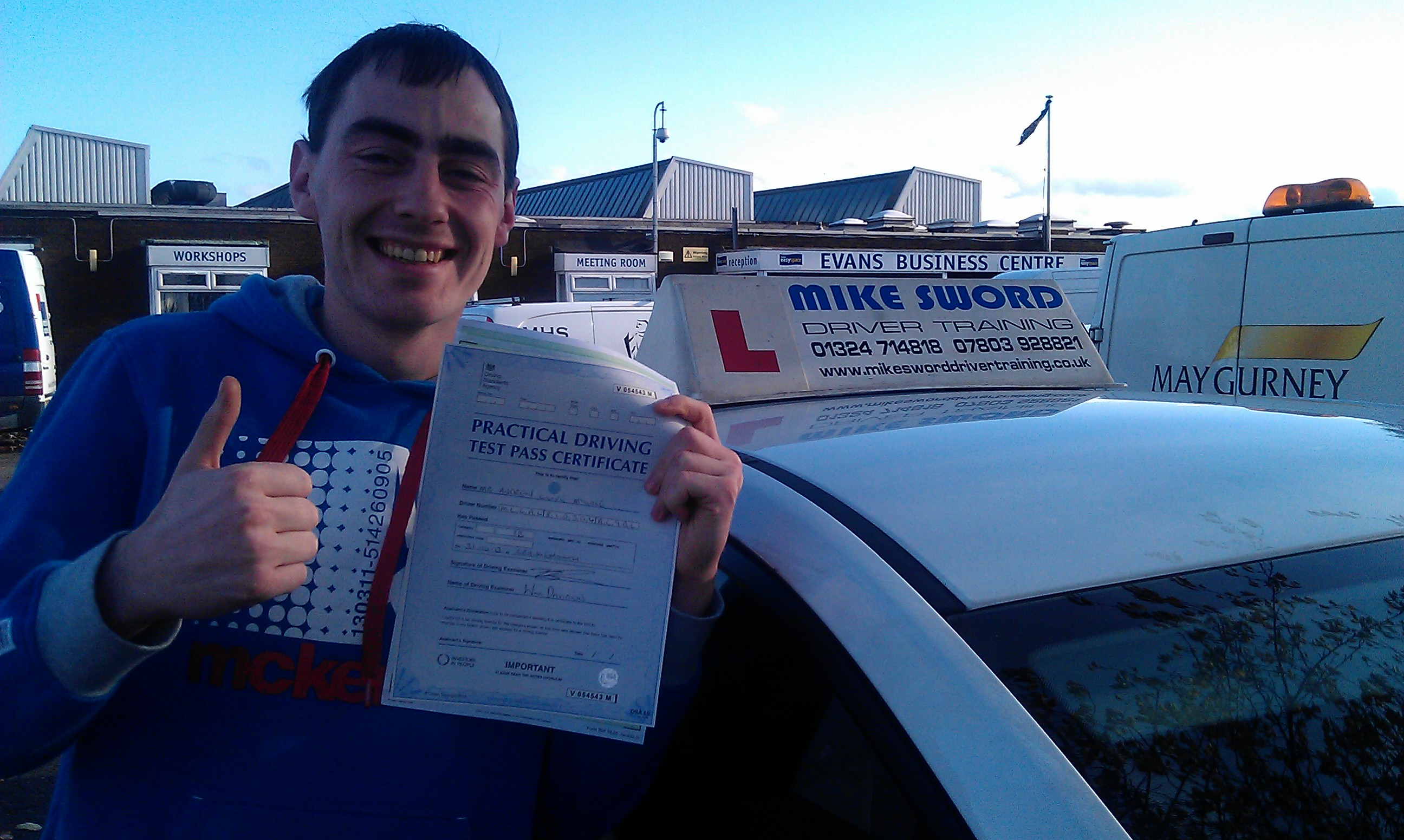 Andy McGale Mike Sword Falkirk Driving Instructor