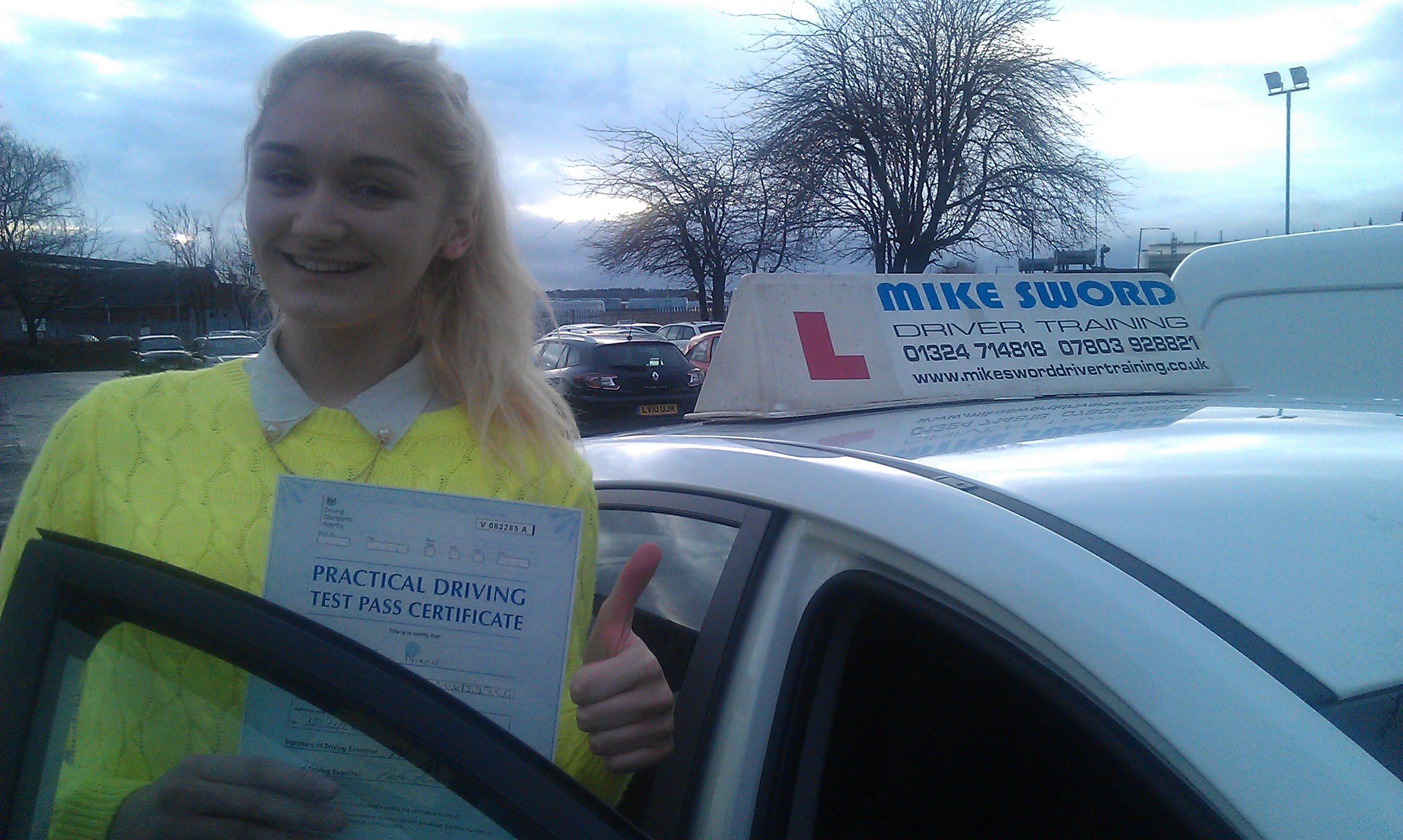 Jade Nixon Mike Sword Fakirk Driving Instructor Training