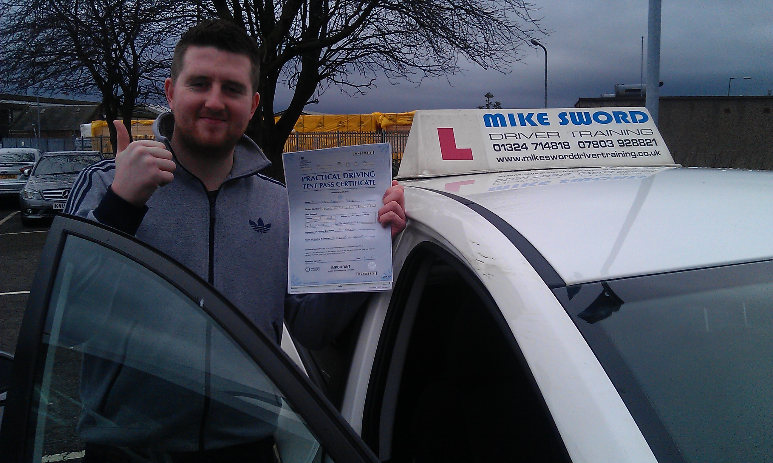Michael Small Mike Sword Driver Training Falkirk Instructor