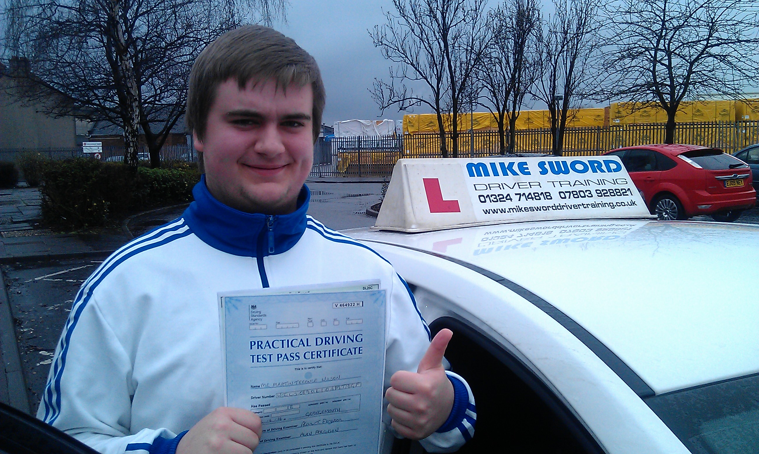 Martin Wilson Mike Sword Driving Instructor Lessons Falkirk