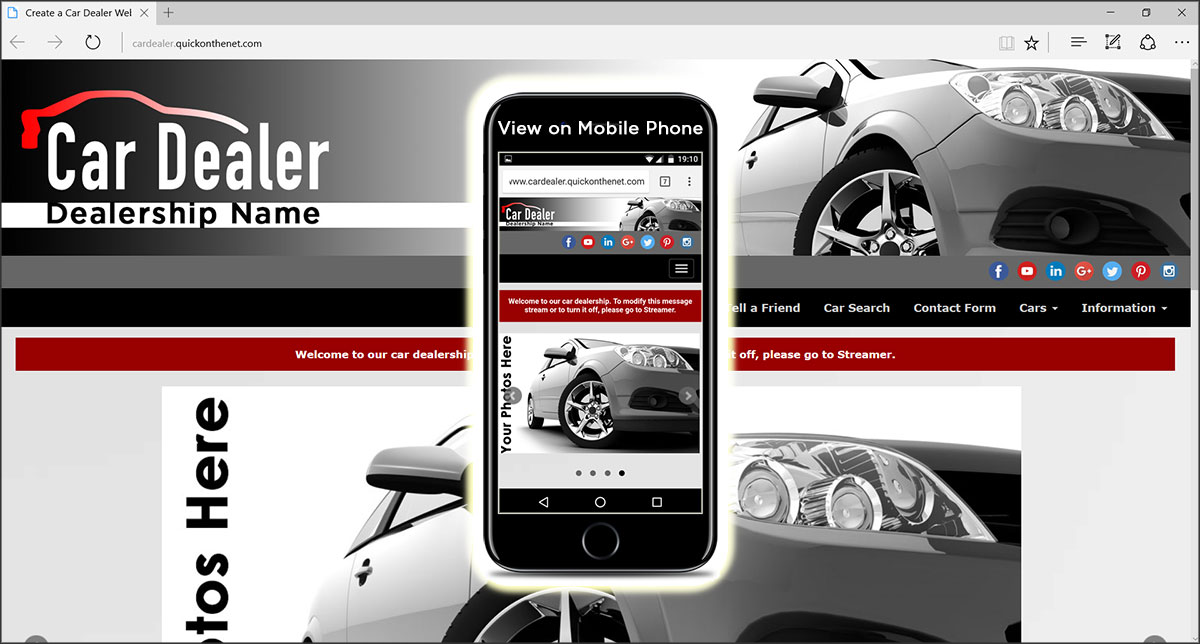 Car Dealer Website Design