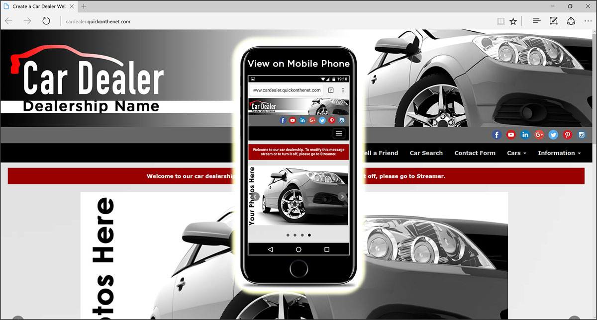 Car Dealer Website Template