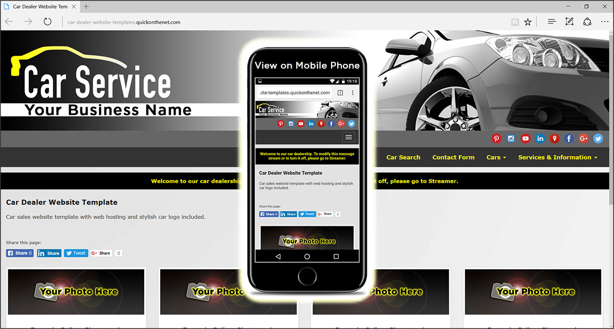 Car Dealer Website Templates