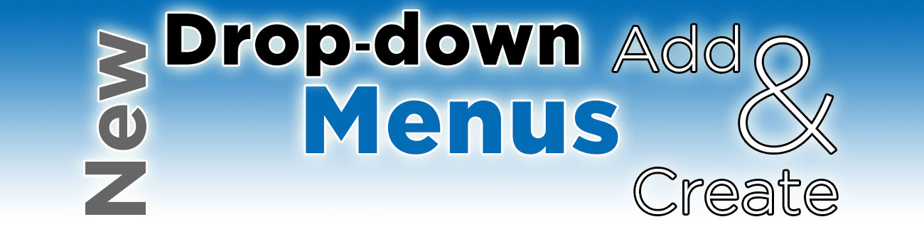 Site Builder Drop Down Menu