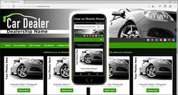 Green Car Website Template
