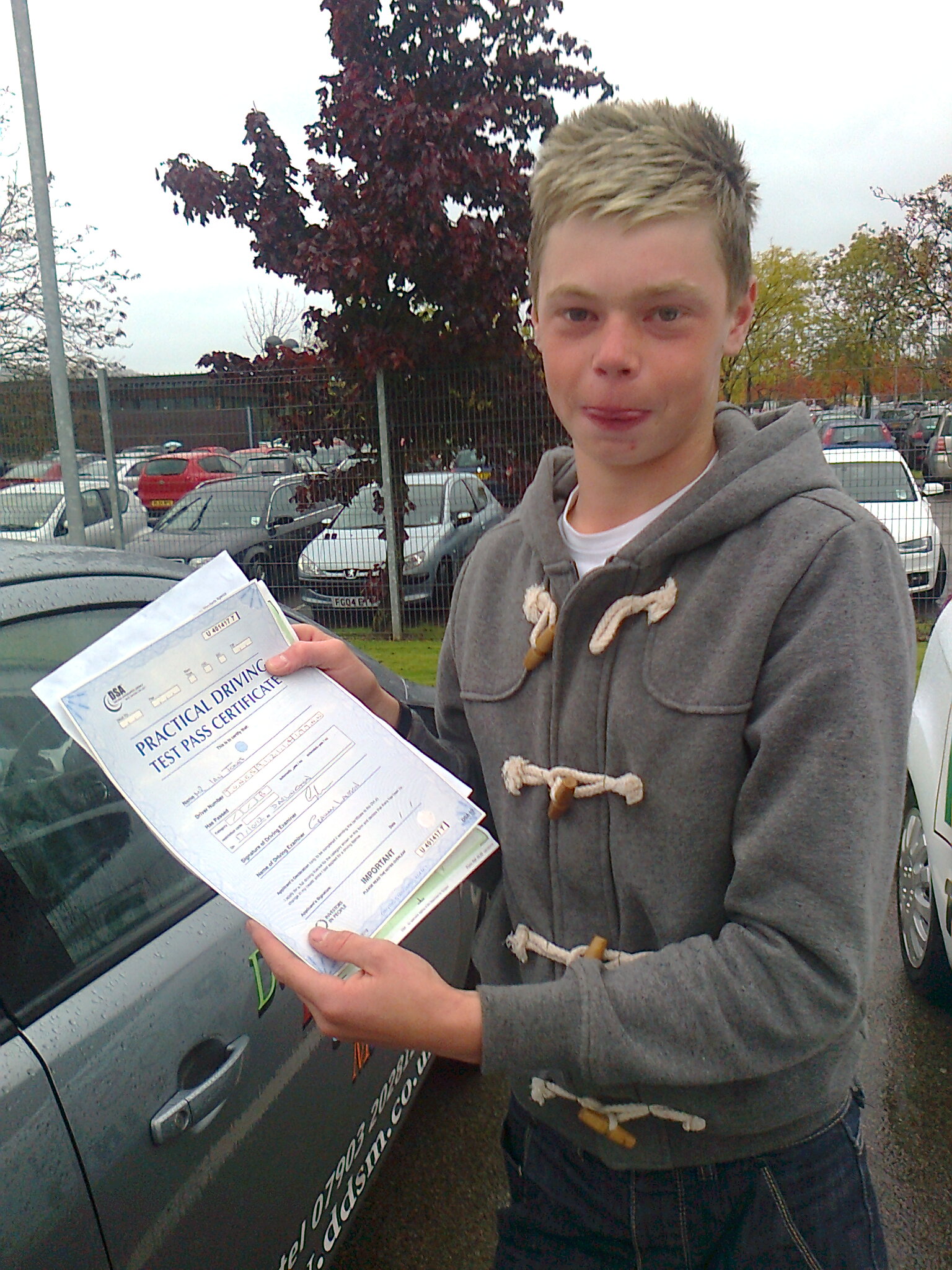 Brilliant. Second time PASS, all the best drivers take 2 goes !!