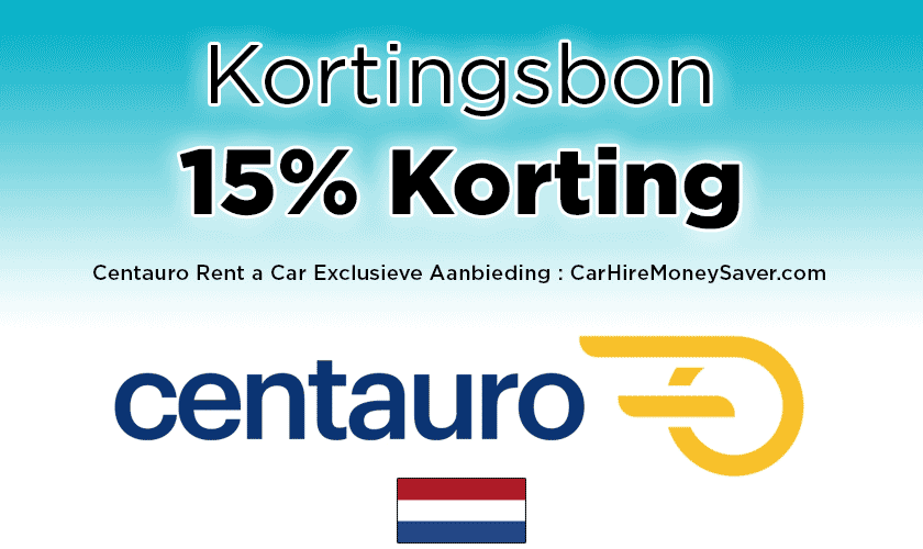 Centauro Rent a Car Kortingsbon