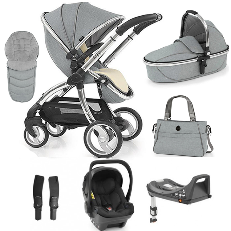 Egg Stroller Luxury Travel System Bundle with Colour Options