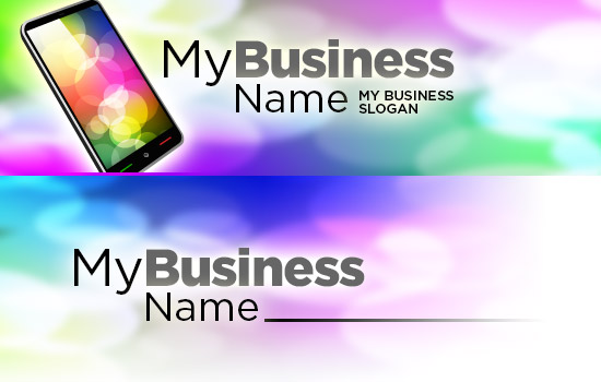 Mobile Phone Logo White